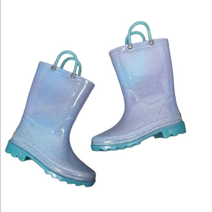 Western Chief Light-Up Waterproof Rain Boot Handles Size 12